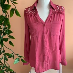 Express Pink Blouse S
